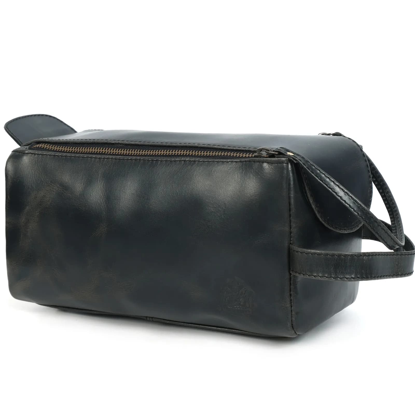 Leather Toiletry Bag — Black, alternate view